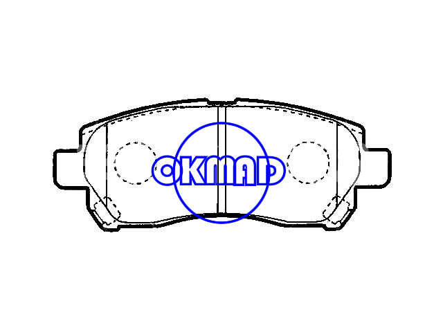 DAIHATSU (FAW) XENIA M80 TOYOTA Avanza (Latin America) Brake pad FMSI:8671-D1471 OEM:04465-BZ010 GDB7656, F1471
